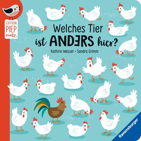 Cover-Bild Welches Tier ist anders hier? – Unterschiede finden mit lustigen Tieren für Kinder ab 18 Monaten