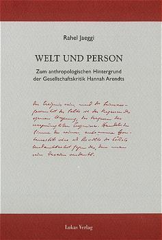 Cover-Bild Welt und Person