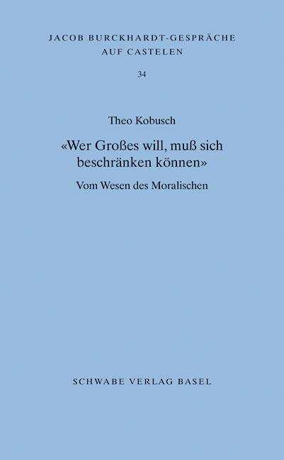 Cover-Bild «Wer Großes will, muß sich beschränken können»