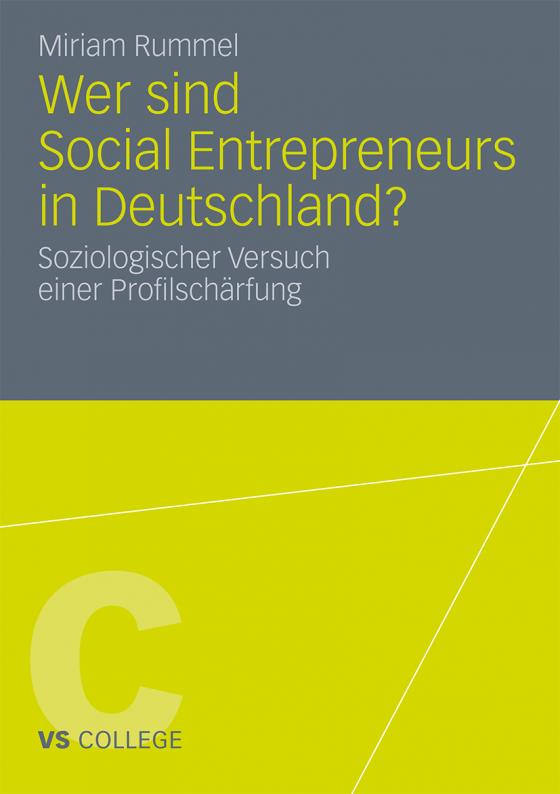 Cover-Bild Wer sind Social Entrepreneurs in Deutschland?