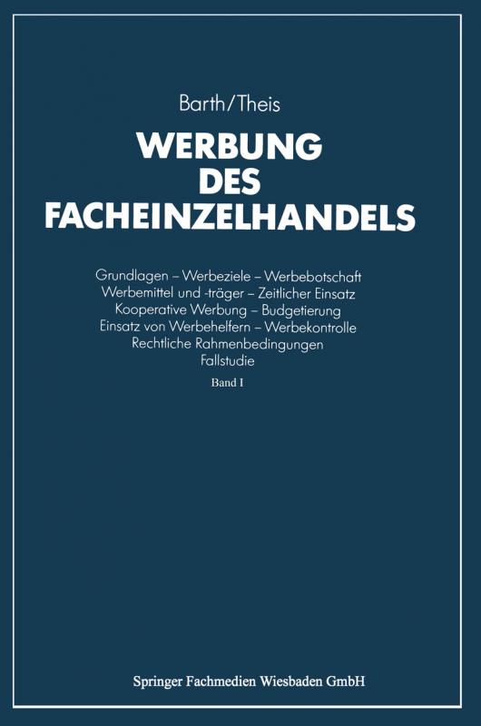 Cover-Bild Werbung des Facheinzelhandels