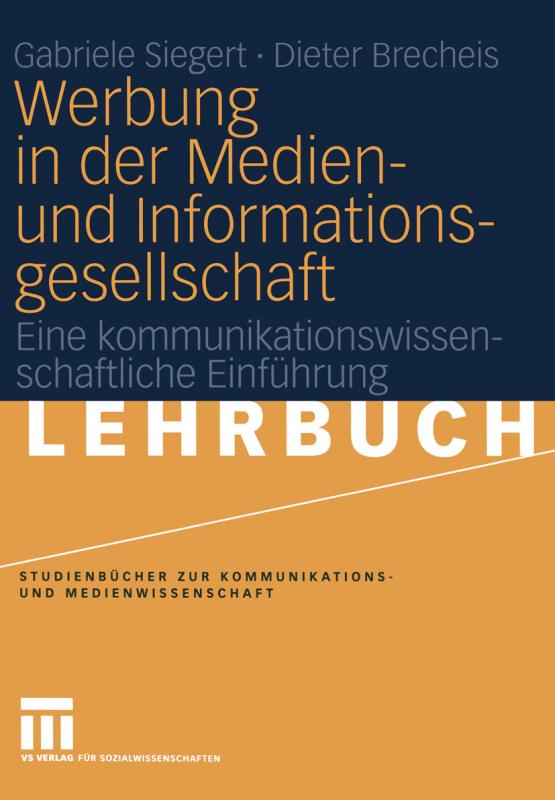 Cover-Bild Werbung in der Medien- und Informationsgesellschaft