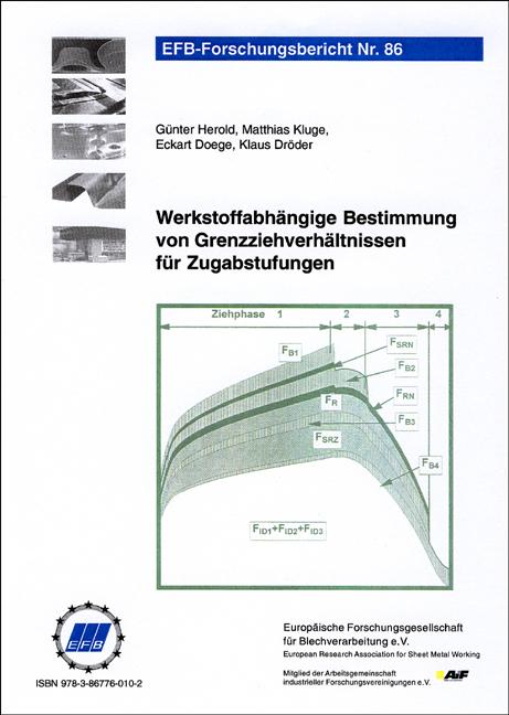Cover-Bild Werkstoffabhängige Bestimmung von Grenzziehverhältnissen für Zugabstufungen
