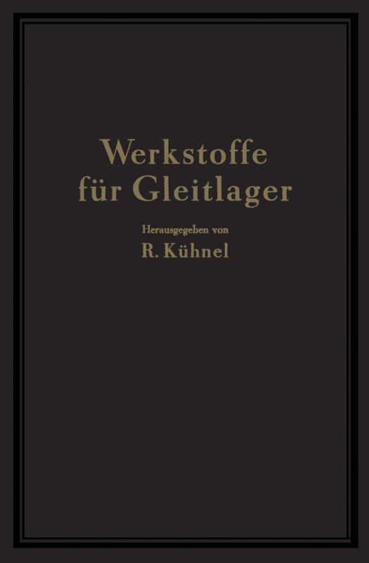 Cover-Bild Werkstoffe für Gleitlager