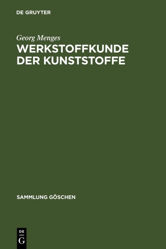 Cover-Bild Werkstoffkunde der Kunststoffe