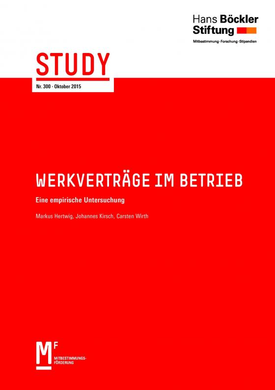 Cover-Bild Werkverträge im Betrieb