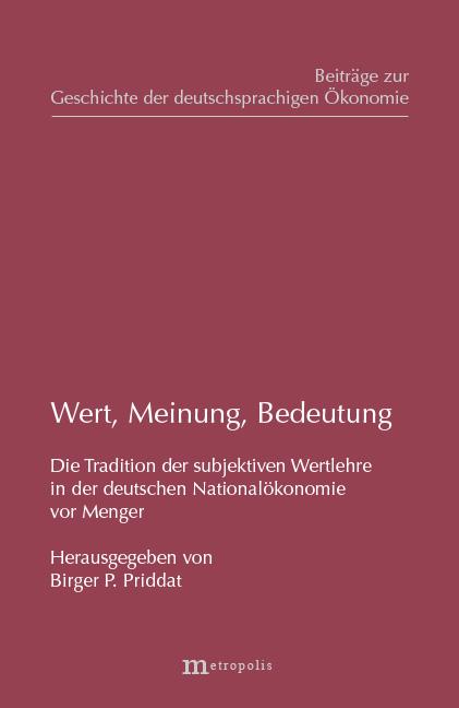 Cover-Bild Wert, Meinung, Bedeutung