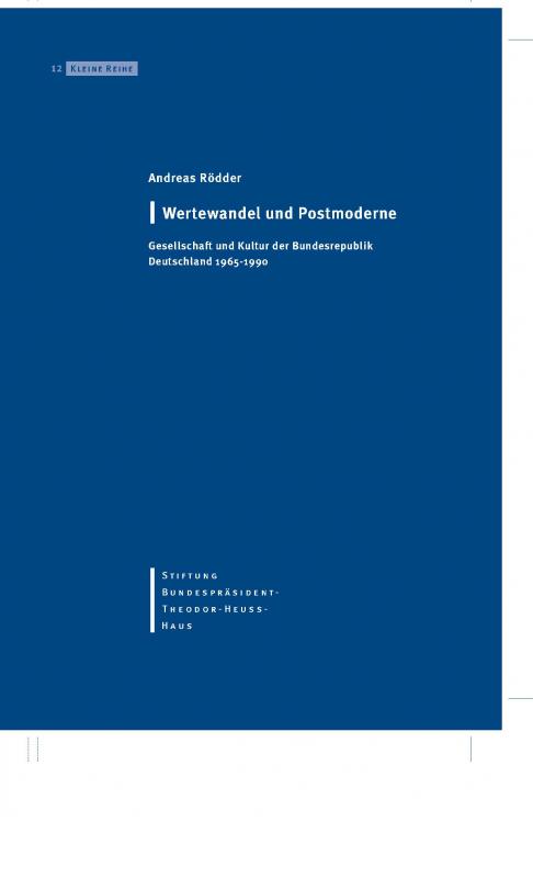 Cover-Bild Wertewandel und Postmoderne