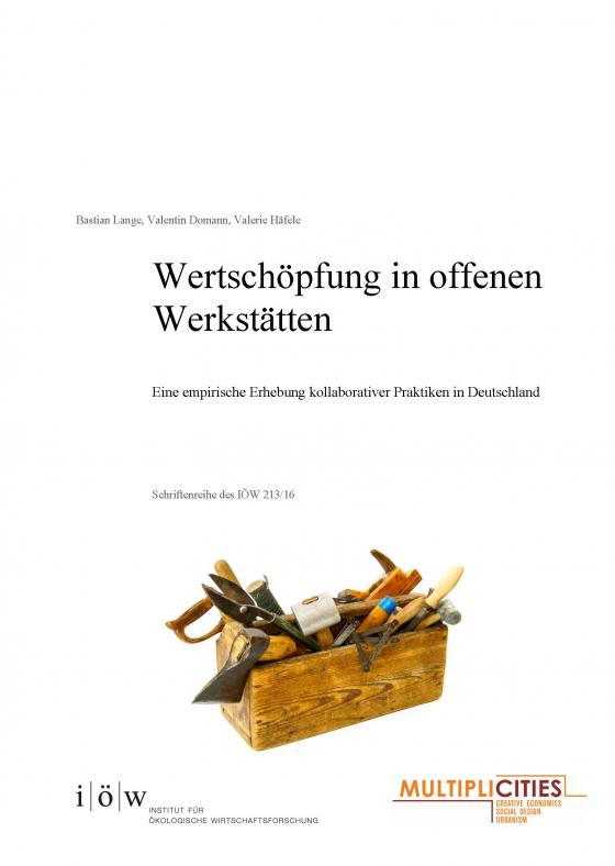 Cover-Bild Wertschöpfung in offenen Werkstätten