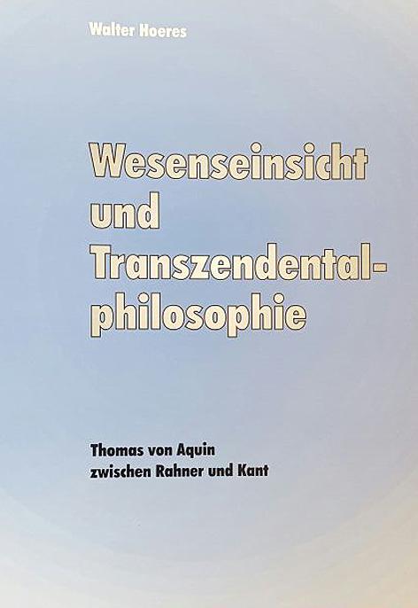 Cover-Bild Wesenseinsicht und Transzendentalphilosophie