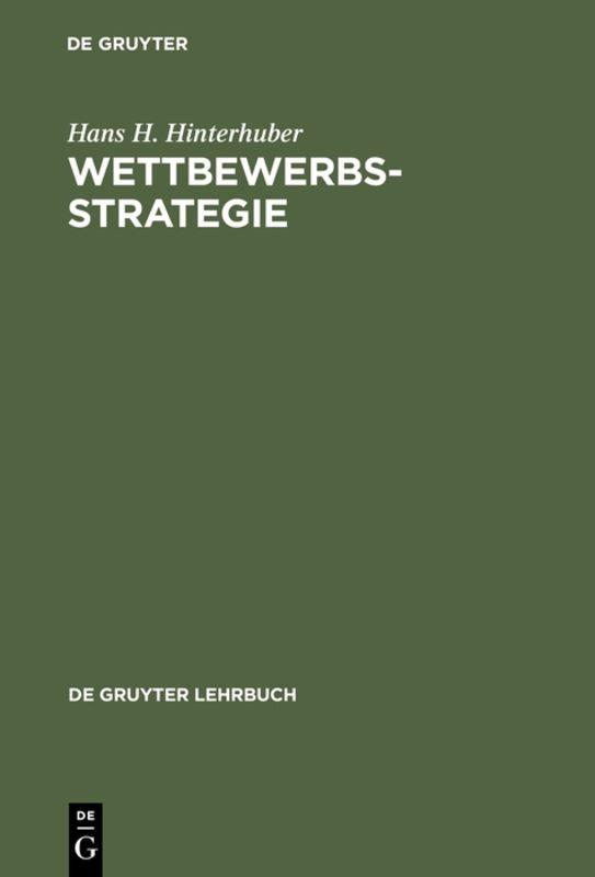 Cover-Bild Wettbewerbsstrategie