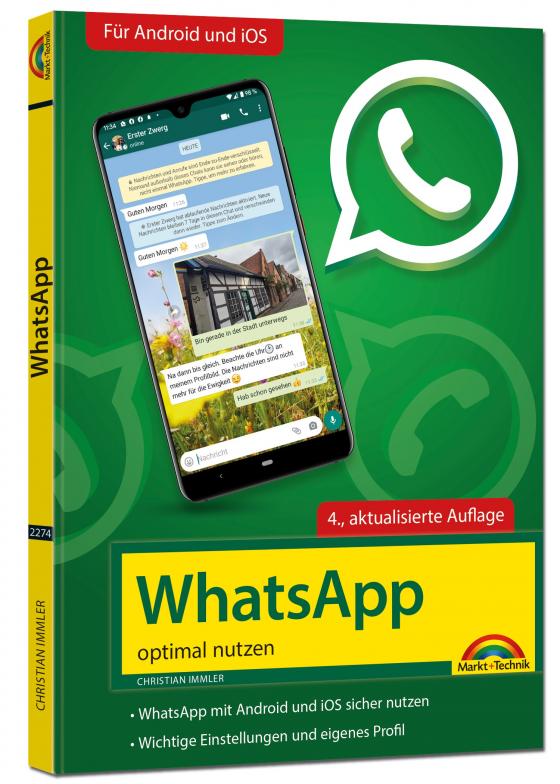 Cover-Bild WhatsApp - optimal nutzen - 4. Auflage - neueste Version 2021 mit allen Funktionen erklärt