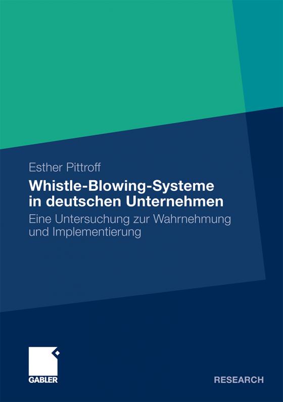 Cover-Bild Whistle-Blowing-Systeme in deutschen Unternehmen