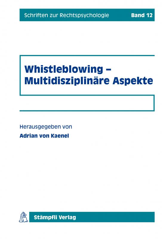 Cover-Bild Whistleblowing - Multidisziplinäre Aspekte