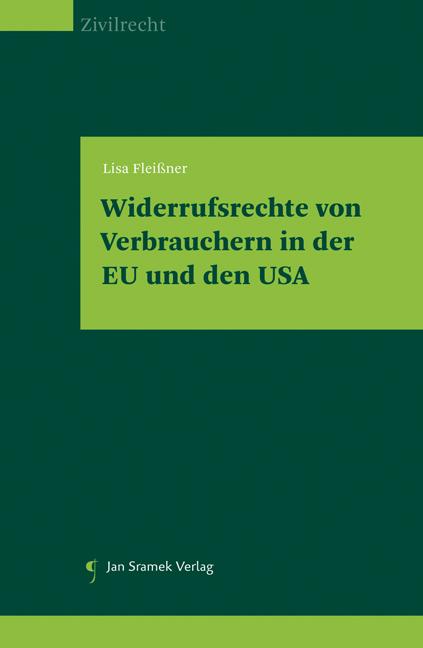 Cover-Bild Widerrufsrechte von Verbrauchern in der EU und den USA