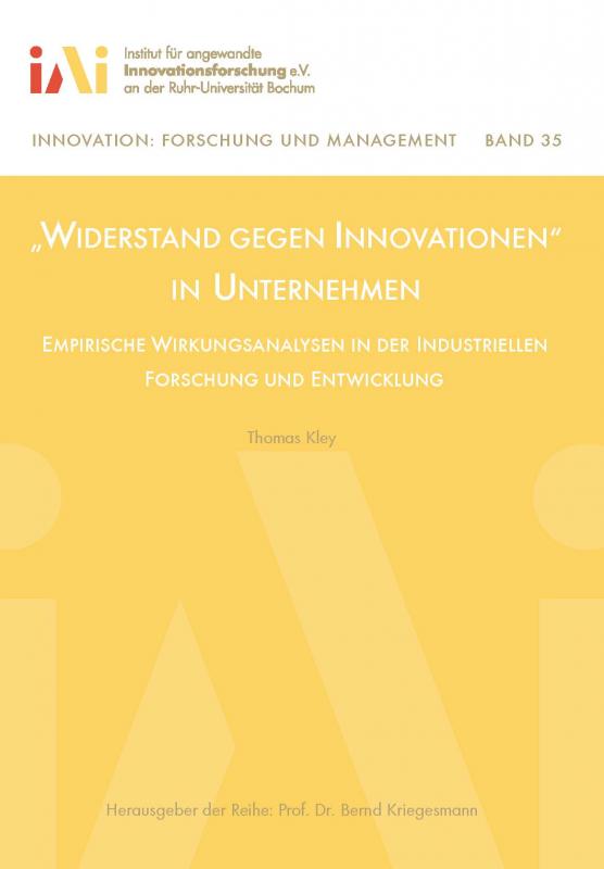 Cover-Bild "Widerstand gegen Innovationen" in Unternehmen