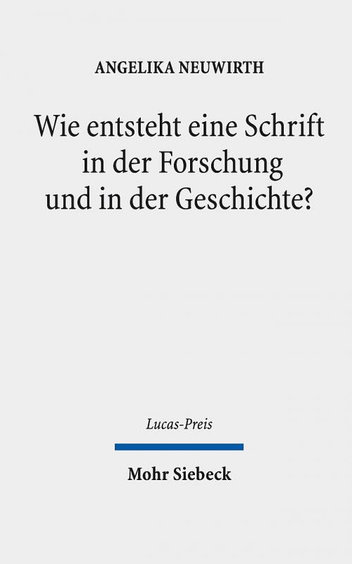 Cover-Bild Wie entsteht eine Schrift in der Forschung und in der Geschichte?