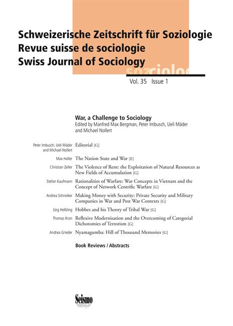 Cover-Bild Wie Kriege die Soziologie herausfordern