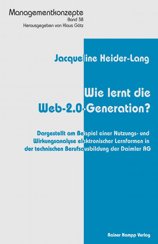 Cover-Bild Wie lernt die Web-2.0-Generation?