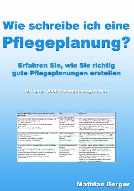 Cover-Bild Wie schreibe ich eine Pflegeplanung