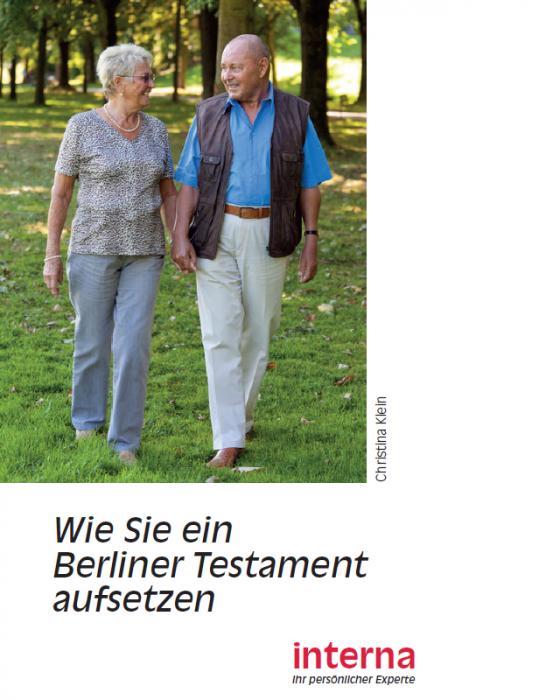 Cover-Bild Wie Sie ein Berliner Testament aufsetzen