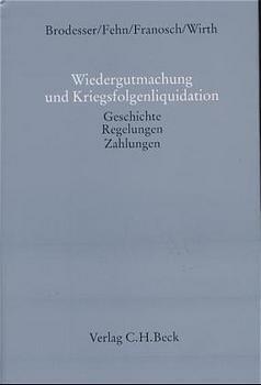 Cover-Bild Wiedergutmachung und Kriegsfolgenliquidation