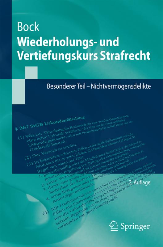 Cover-Bild Wiederholungs- und Vertiefungskurs Strafrecht