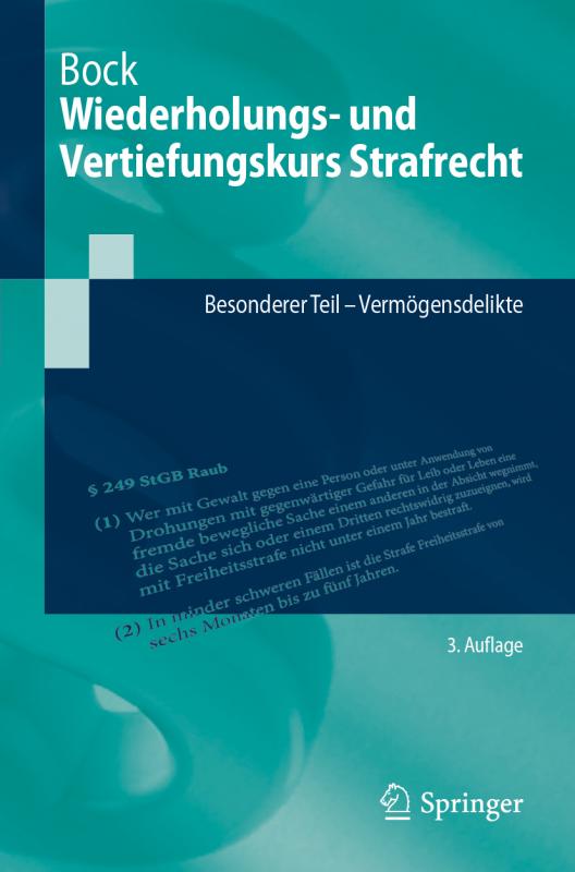 Cover-Bild Wiederholungs- und Vertiefungskurs Strafrecht