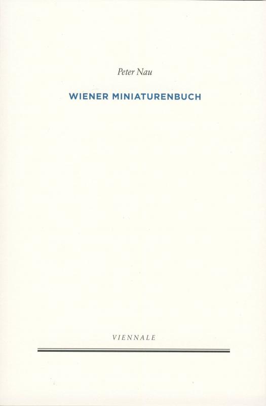 Cover-Bild Wiener Miniaturenbuch