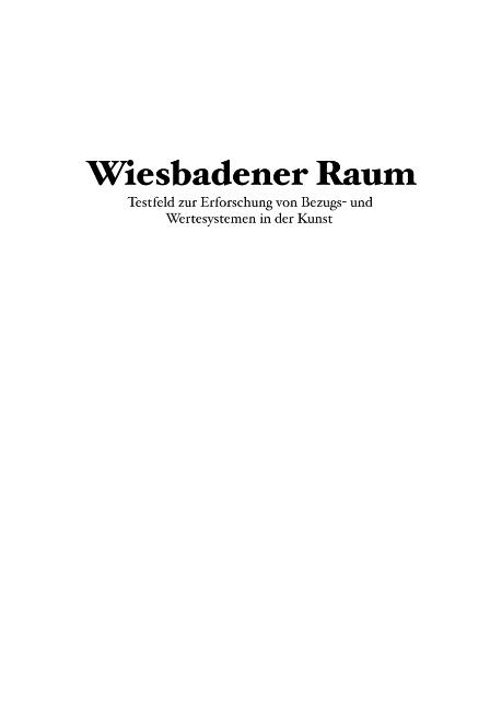 Cover-Bild Wiesbadener Raum