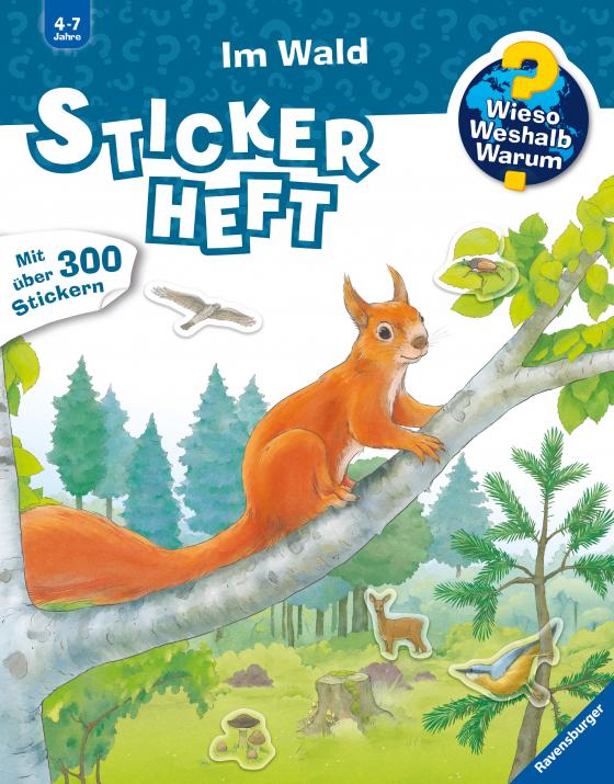 Cover-Bild Wieso? Weshalb? Warum? Stickerheft: Im Wald