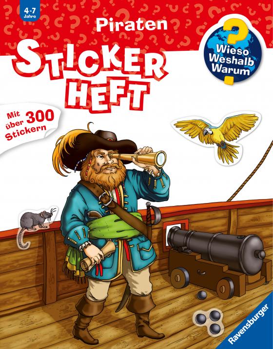 Cover-Bild Wieso? Weshalb? Warum? Stickerheft: Piraten