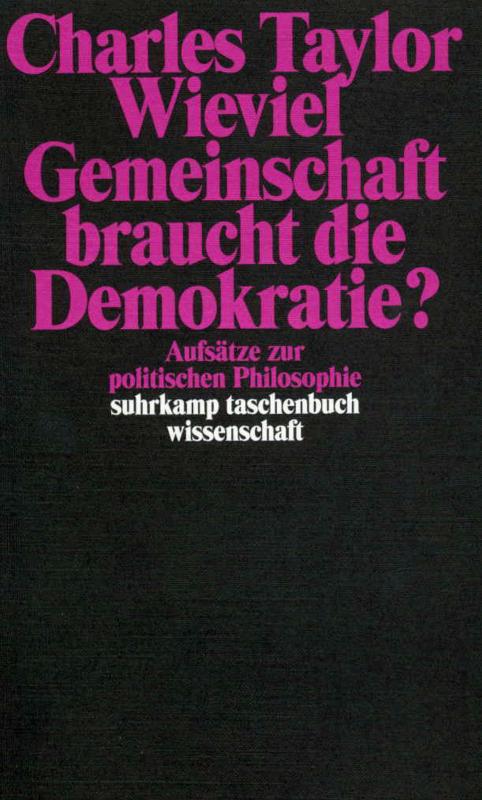 Cover-Bild Wieviel Gemeinschaft braucht die Demokratie?