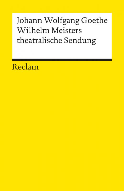 Cover-Bild Wilhelm Meisters theatralische Sendung