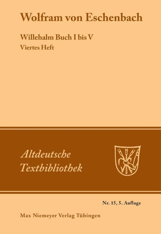Cover-Bild Willehalm Buch I bis V