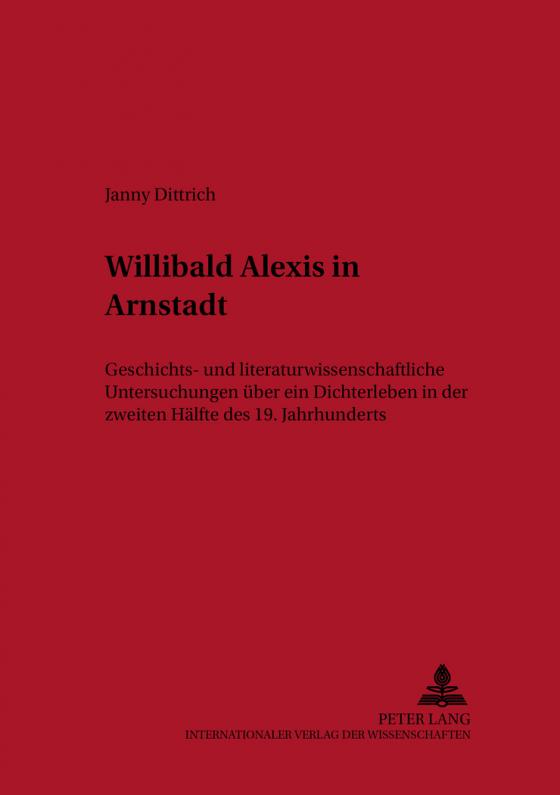 Cover-Bild Willibald Alexis in Arnstadt