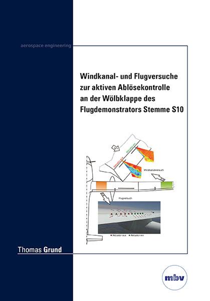 Cover-Bild Windkanal- und Flugversuche zur aktiven Ablösekontrolle an der Wölbklappe des Flugdemonstrators Stemme S10