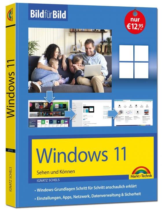 Cover-Bild Windows 11 Bild für Bild erklärt - das neue Windows 11. Ideal für Einsteiger geeignet