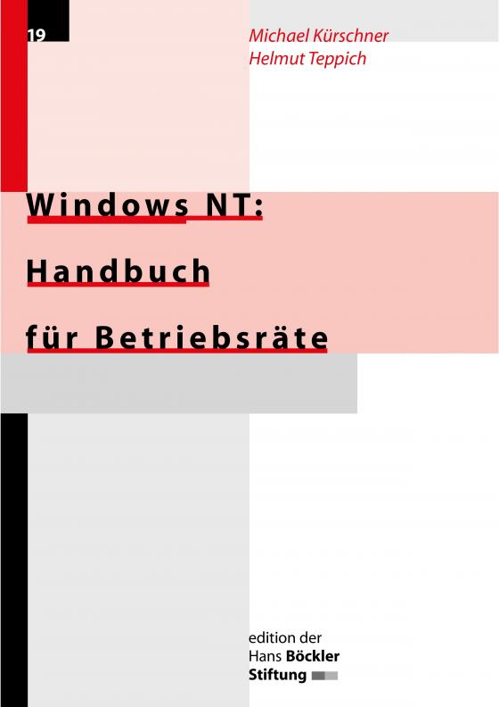Cover-Bild Windows NT: Handbuch für Betriebsräte