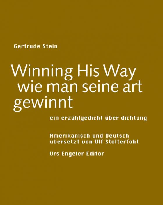 Cover-Bild Winning his way /wie man seine art gewinnt