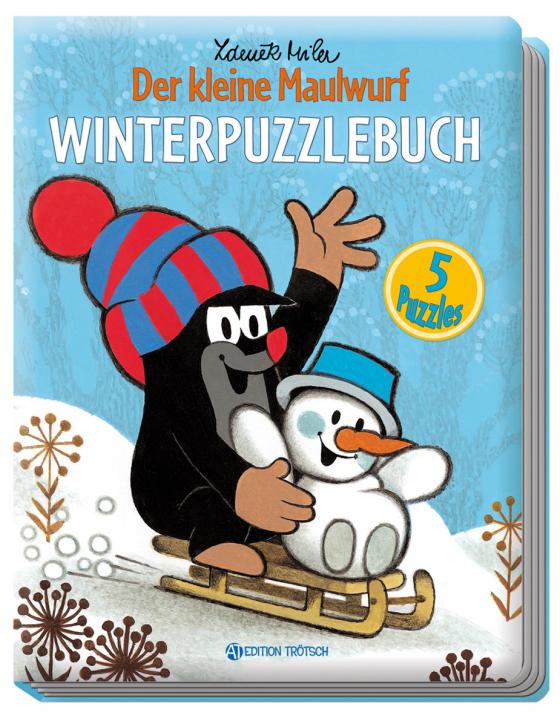 Cover-Bild Winter-Puzzlebuch "Der kleine Maulwurf"