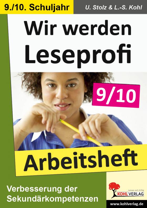 Cover-Bild Wir werden Leseprofi - Arbeitsheft (Klasse 9-10)