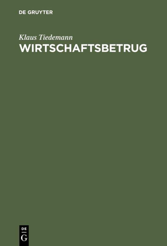 Cover-Bild Wirtschaftsbetrug