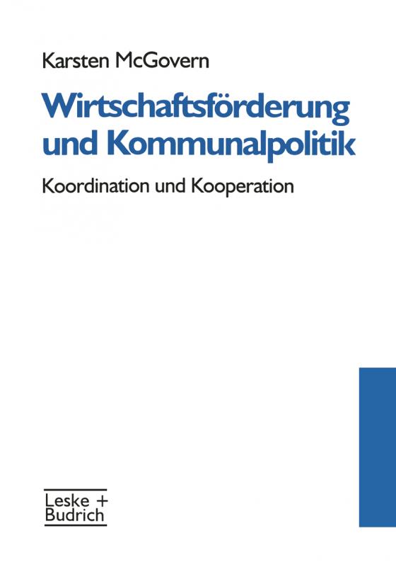 Cover-Bild Wirtschaftsförderung und Kommunalpolitik
