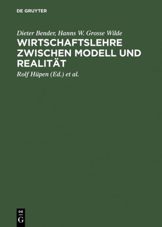 Cover-Bild Wirtschaftslehre zwischen Modell und Realität