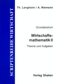 Cover-Bild Wirtschaftsmathematik / Wirtschaftsmathematik II