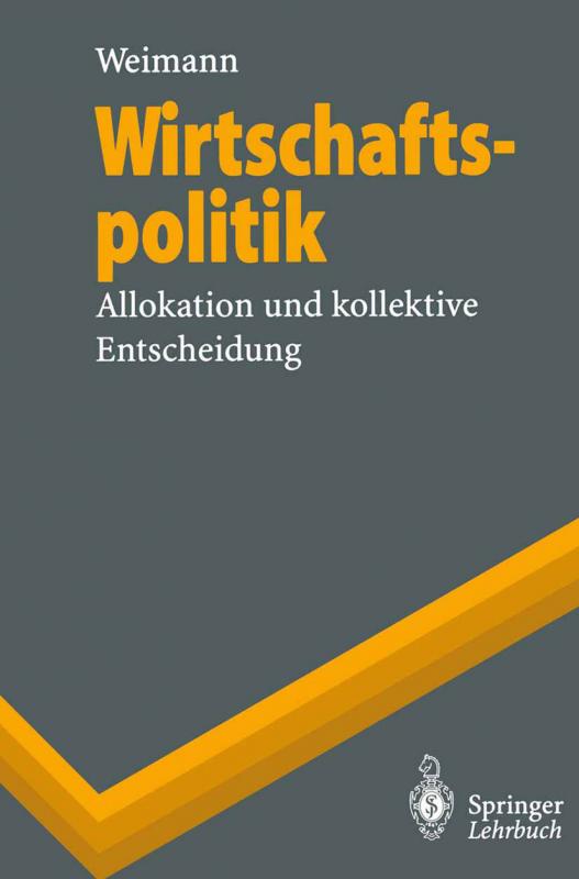 Cover-Bild Wirtschaftspolitik
