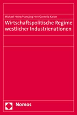 Cover-Bild Wirtschaftspolitische Regime westlicher Industrienationen
