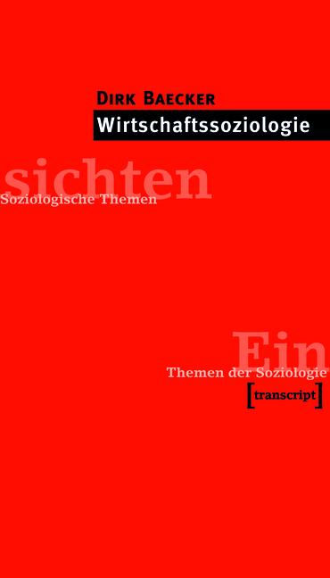 Cover-Bild Wirtschaftssoziologie