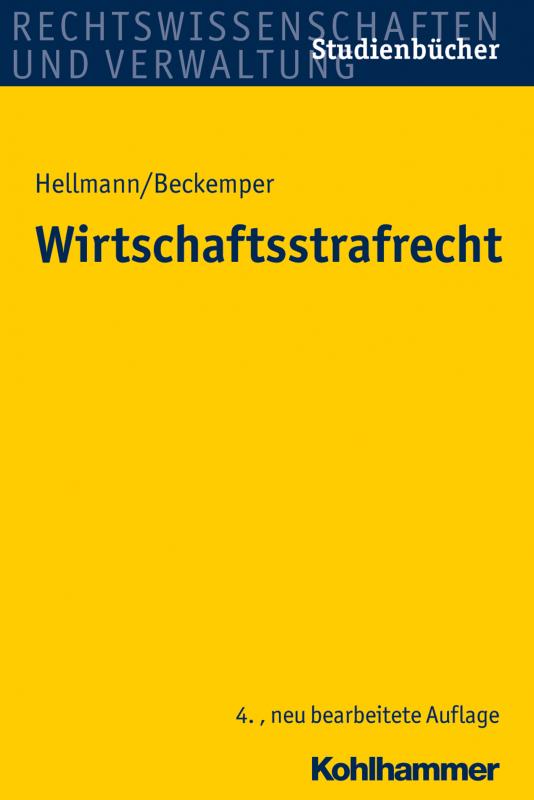 Cover-Bild Wirtschaftsstrafrecht